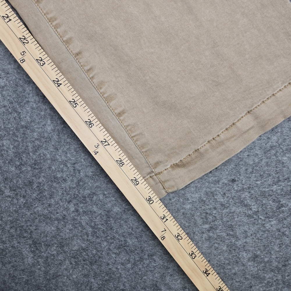 American Eagle Kick Boot Khaki Pants Tan Stretch Chino Women's Size 10 Regular - Picture 6 of 10